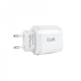 Αντάπτορας Τοίχου USB & USB Type-C 65W 5V Super Fast Charge 3.0 BK385-GaN White 4