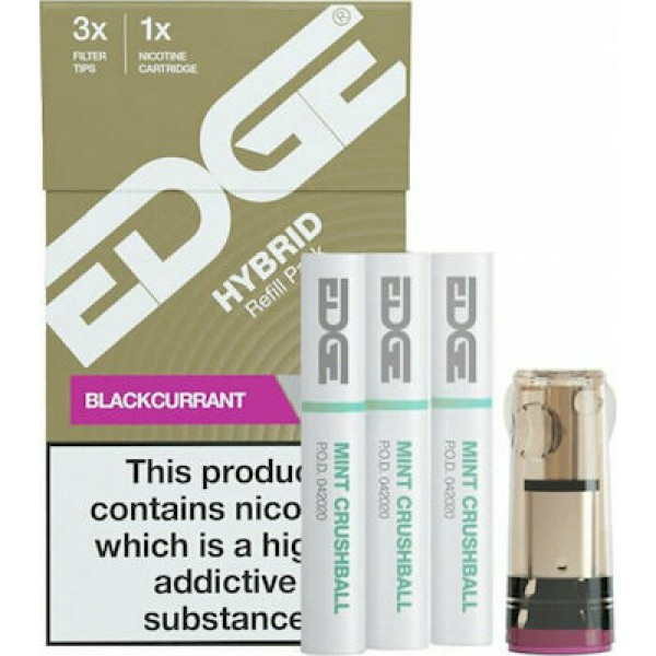 Edge Vaping Hybrid One V2 Blackcurrant 18mg 1.5m 3 Filter 1 pod