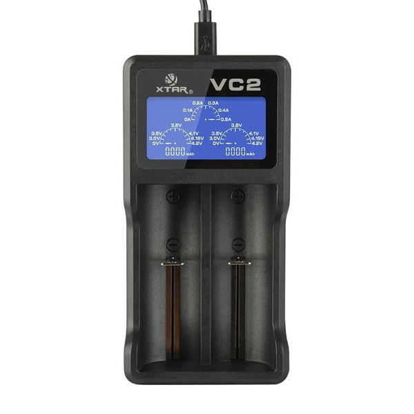 XTAR VC2 USB Φορτιστής 2 Μπαταριών