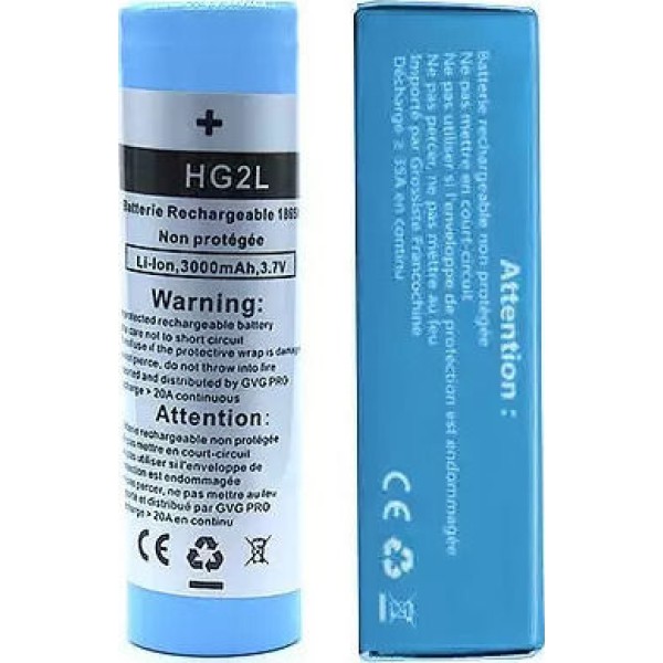 Μπαταριά LG HG2L 18650 3000mAh 30Α