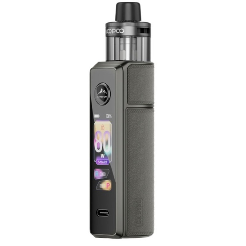 Voopoo Drag X3 5ml 80w Pod Kit Gray Metal