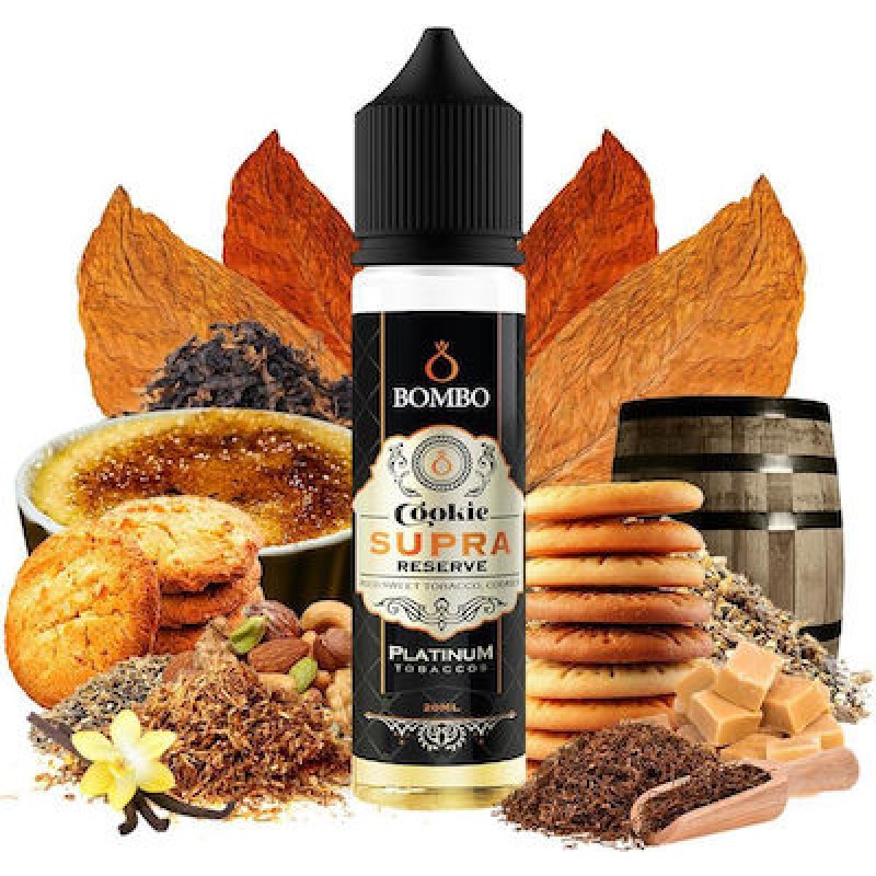 Supra Cookie Platinum Tobaccos Reserve Bombo Flavor Shot 20/60ml