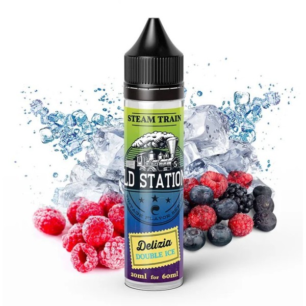 Delizia Double Ice Steam Train Flavour shot  60ml