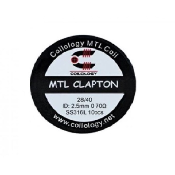 Coilology MTL Clapton Coil SS316L 0.7ohm 10τμχ