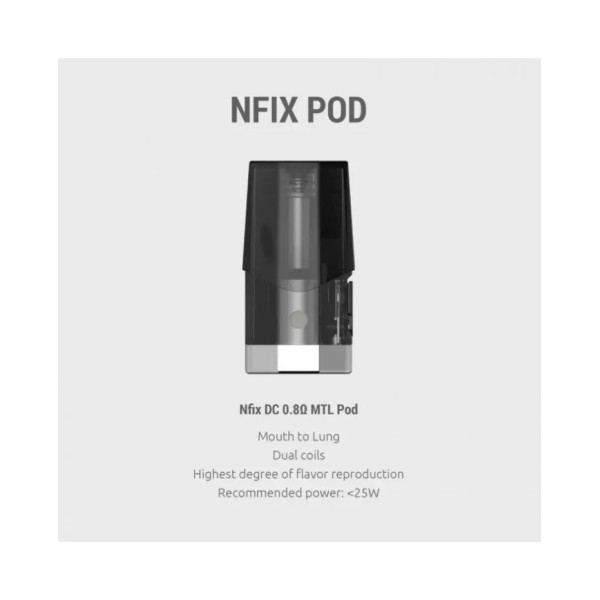 Smok Nfix pod DC 0.8ohm MTL 1τμχ
