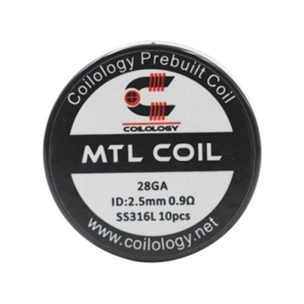 Coilology MTL Coil SS316L 0.9ohm 10τμχ