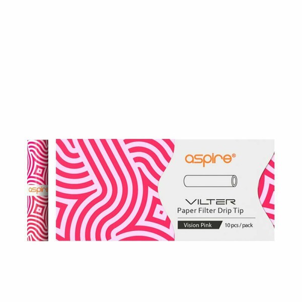Aspire Vilter Paper Filters Vision Pink 10τμχ 