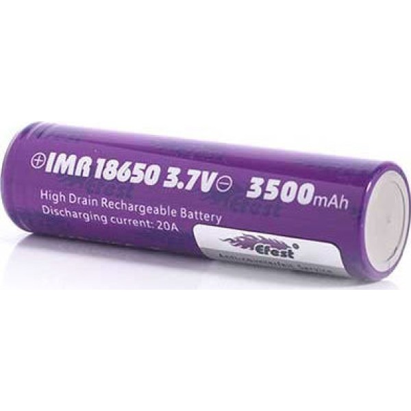 Μπαταρία Efest IMR 18650 20Α 3500mAh (1τμχ)
